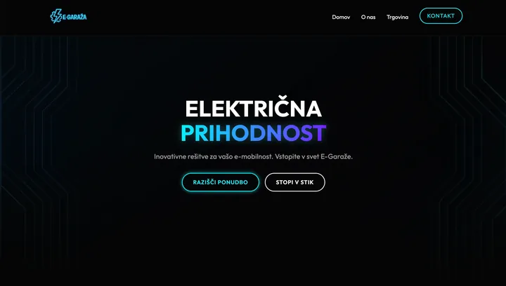 E-garaža spletna stran